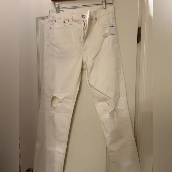 NWT Gap Women’s Cheeky Straight High Rise Jeans size 27/4L - Picture 2 of 5